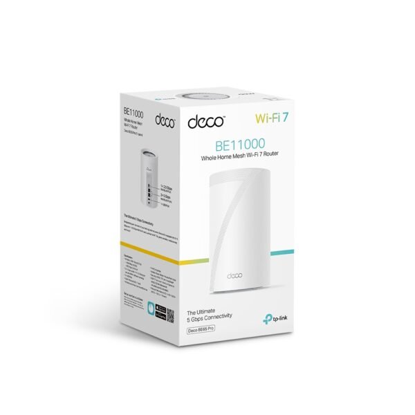 TP-Link Deco BE65 Pro 5Gb BE11000 Tri-Band Home Mesh WiFi 7 System - Image 8