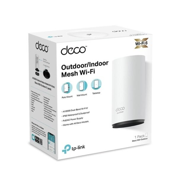 TP-LINK Deco X50 Outdoor AX3000 Whole Home Mesh WiFi 6 Unit - Image 9
