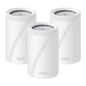 tp link deco be65 pro 5gb be11000 tri band home mesh wifi 7 system
