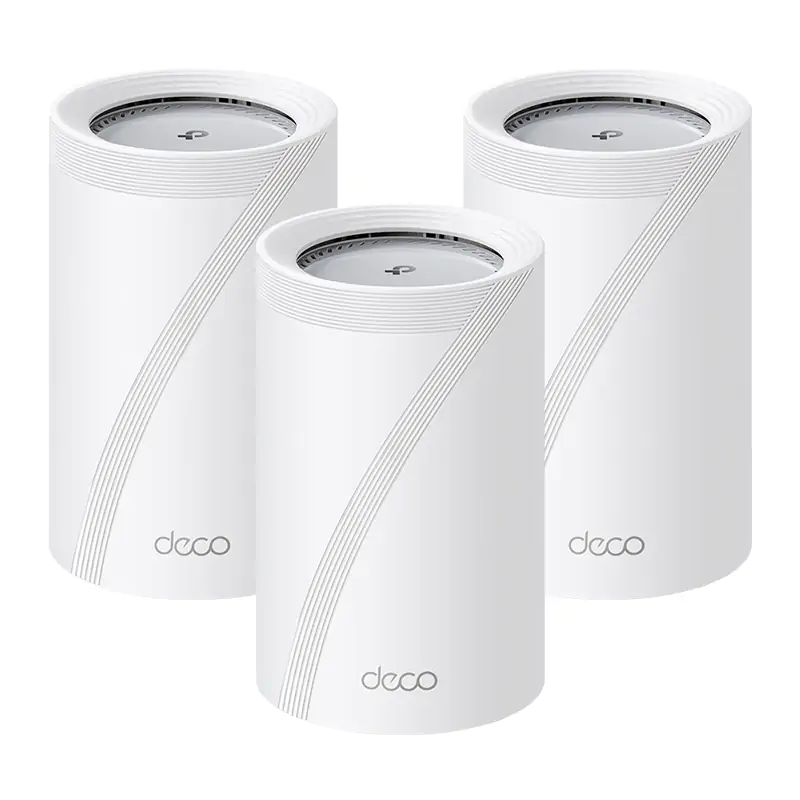 tp link deco be65 pro 5gb be11000 tri band home mesh wifi 7 system